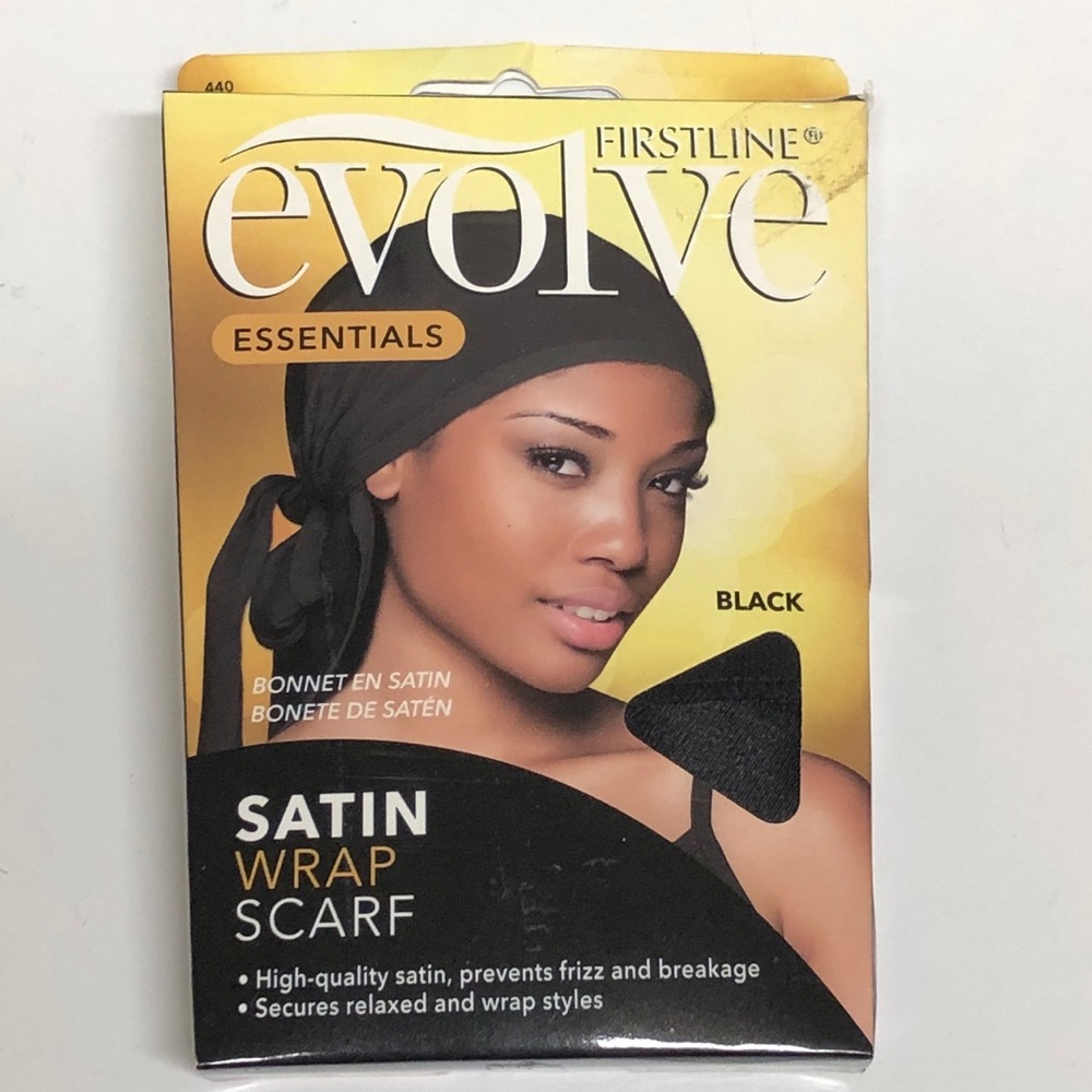 Firstline Evolve Essentials Satin Wrap Scarf black